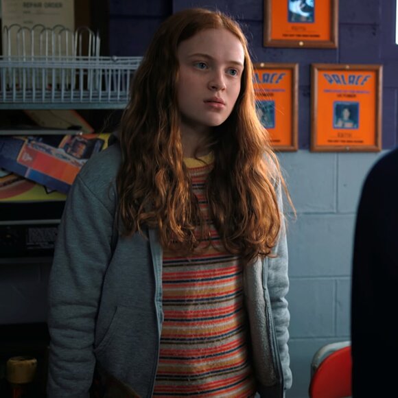 GAP Striped Merino Wool Blend Sweater ASO Max Mayfield - Picture 7 of 8